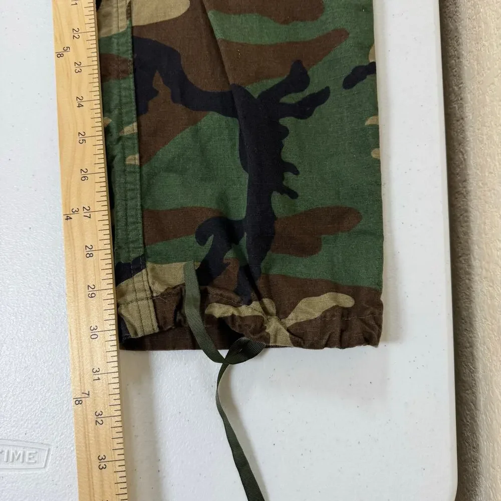 Tru-Spec Military Woodland Pants BDU Mens Size Small Reg Cargo Ripstop